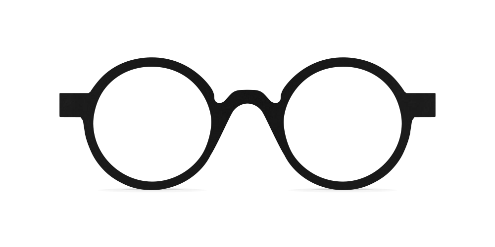 Nina Mûr Kazuma eyeglasses in Black — handcrafted Madrid birch wood frame