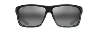 Maui Jim Alenuihaha sunglasses in Grey Black Stripe, front view