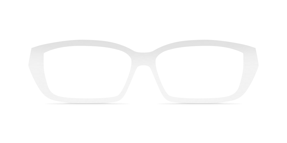 Nina Mûr Boyle eyeglasses in White High Gloss — handcrafted Madrid birch wood frame