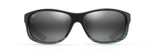 Maui Jim Kaiwi Channel sunglasses in Grey Black Stripe, front view