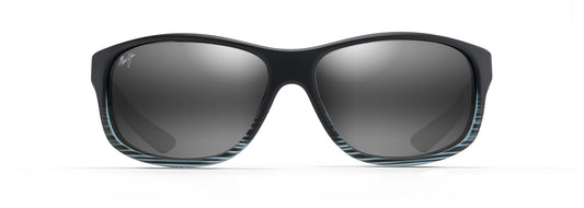 Maui Jim Kaiwi Channel sunglasses in Grey Black Stripe, front view
