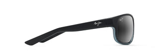 Maui Jim Kaiwi Channel sunglasses in Grey Black Stripe, side view