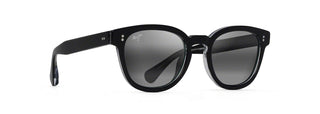 Maui Jim Cheetah 5 sunglasses in Black with Crystal, angled view
