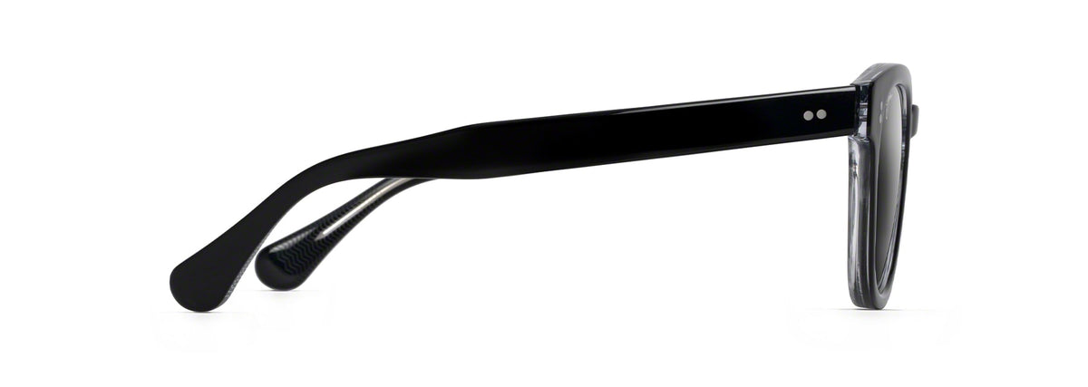 Maui Jim Cheetah 5 sunglasses in Black with Crystal, side view
