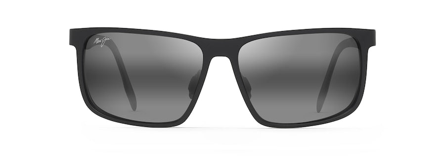 Maui Jim Wana Sunglasses in BLACK - Front View