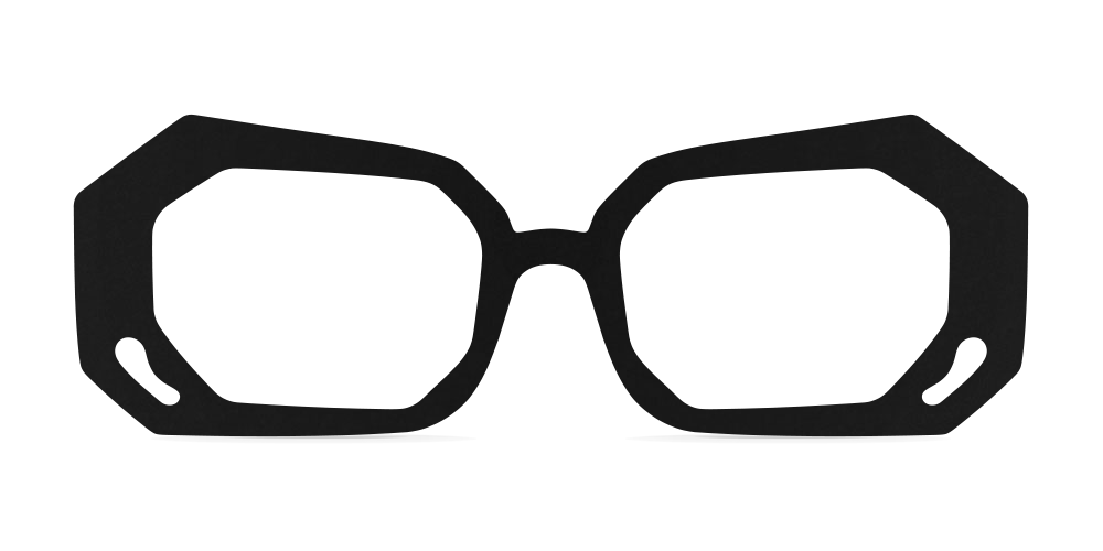 Nina Mûr Bender eyeglasses in Black — handcrafted Madrid birch wood frame