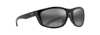 Maui Jim Nuu Landing Sunglasses in BLACK - Angled View