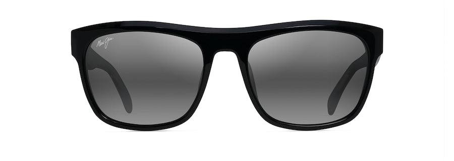 Maui Jim S-Turns Sunglasses in BLACK - Front View