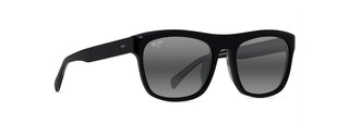 Maui Jim S-Turns Sunglasses in BLACK - Angled View