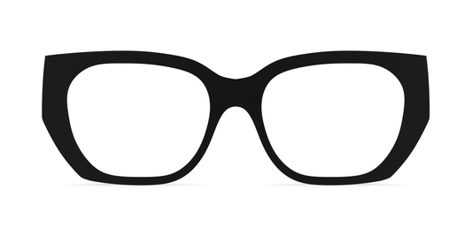 Nina Mûr Marta eyeglasses in Black — handcrafted Madrid birch wood frame