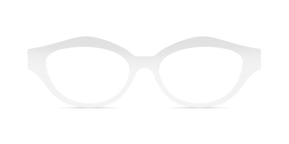 Nina Mûr Fernanda eyeglasses in White High Gloss — handcrafted Madrid birch wood frame