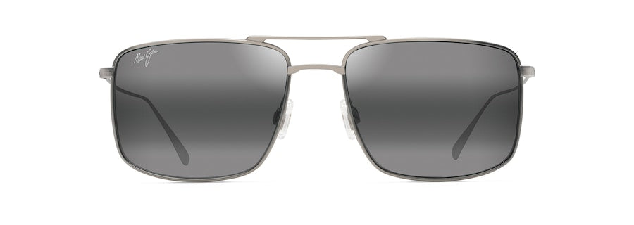 Maui Jim Aeko Sunglasses in SILVER - Front View