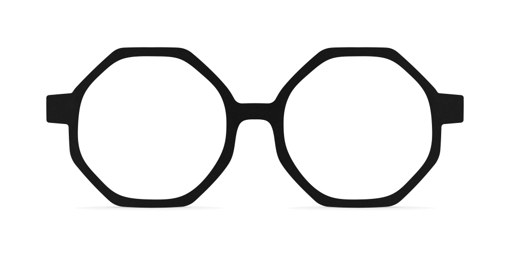 Nina Mûr Damiana eyeglasses in Black — handcrafted Madrid birch wood frame