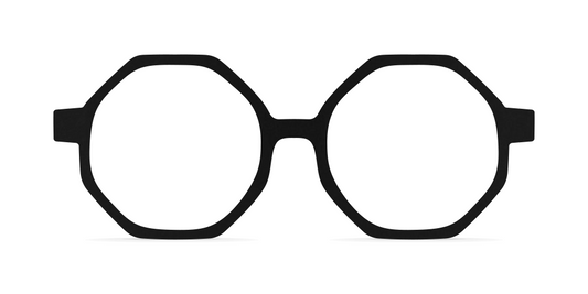 Nina Mûr Damiana eyeglasses in Black — handcrafted Madrid birch wood frame