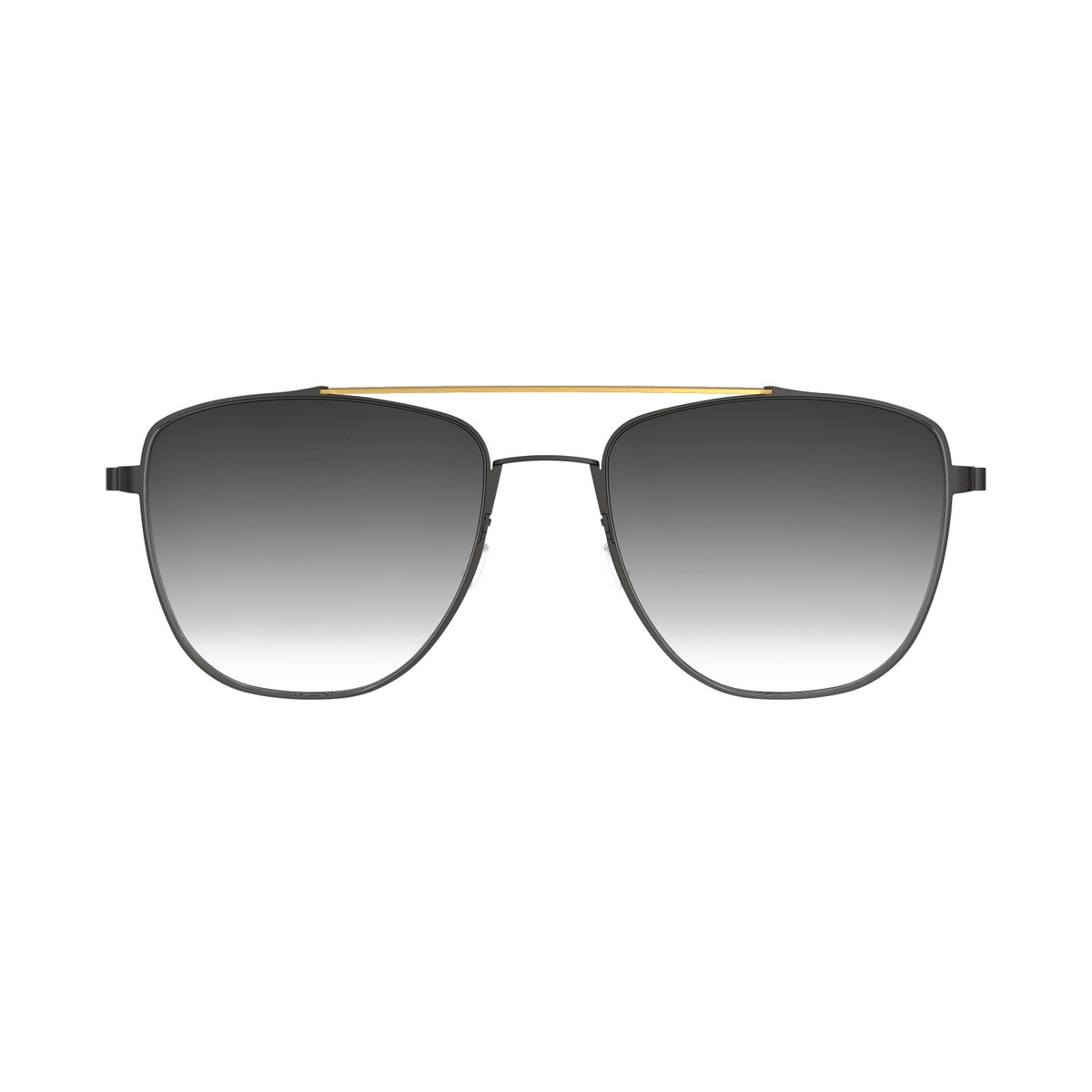 LINDBERG Titanium 8910 sunglasses, Gold/Grey — front view