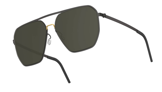 Lindberg TITANIUM 8911 - Black - Gold Bridge / 135 - Normal / Standard