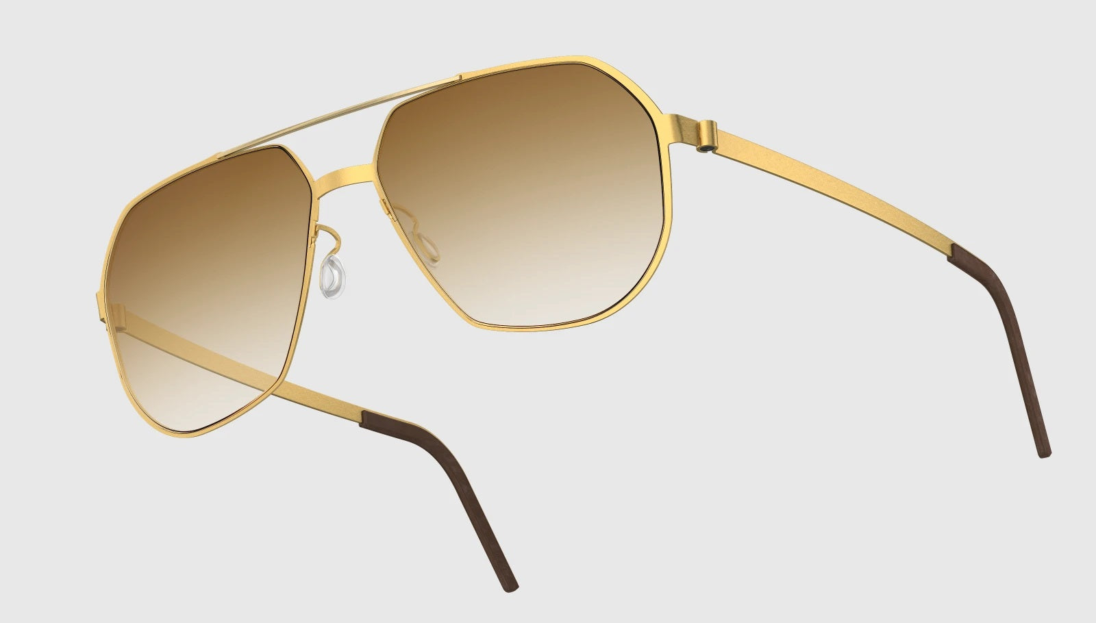 Lindberg 8912 Sunglasses with Brown Gradient Lenses