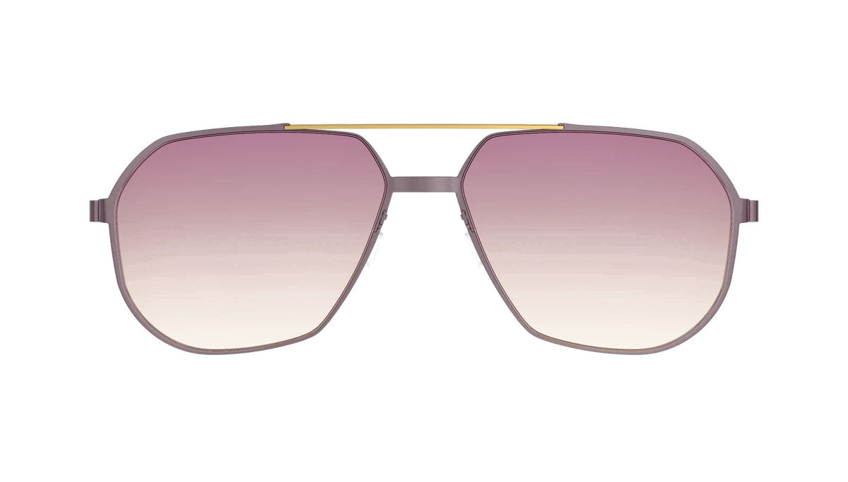 LINDBERG Titanium 8912 Sunglasses — Black, Gold, Gunmetal
