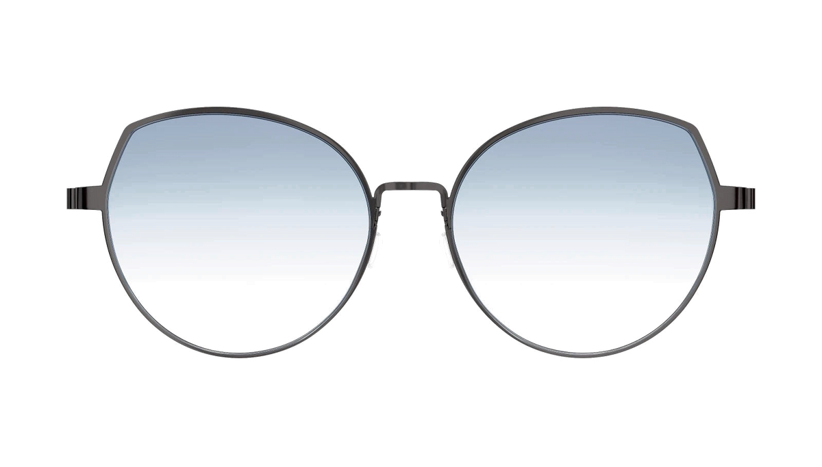 Lindberg TITANIUM 8913 - Black - PU9/ / 135 - Normal / Light Blue Gradient