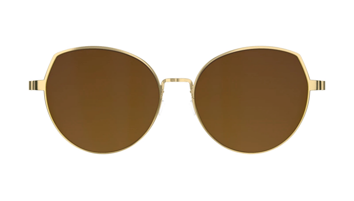 Lindberg TITANIUM 8913 - Gold - PGT / 135 - Normal / Brown Polarized