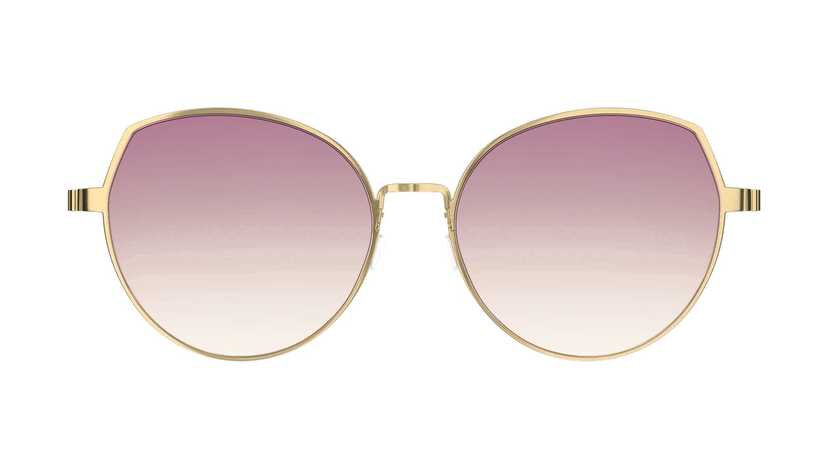Lindberg TITANIUM 8913 - Gold - PGT / 135 - Normal / Bordeaux Pearl Gradient