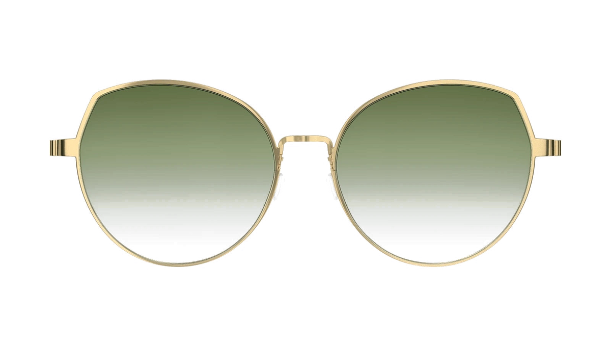 Lindberg TITANIUM 8913 - Gold - PGT / 135 - Normal / Green Gradient