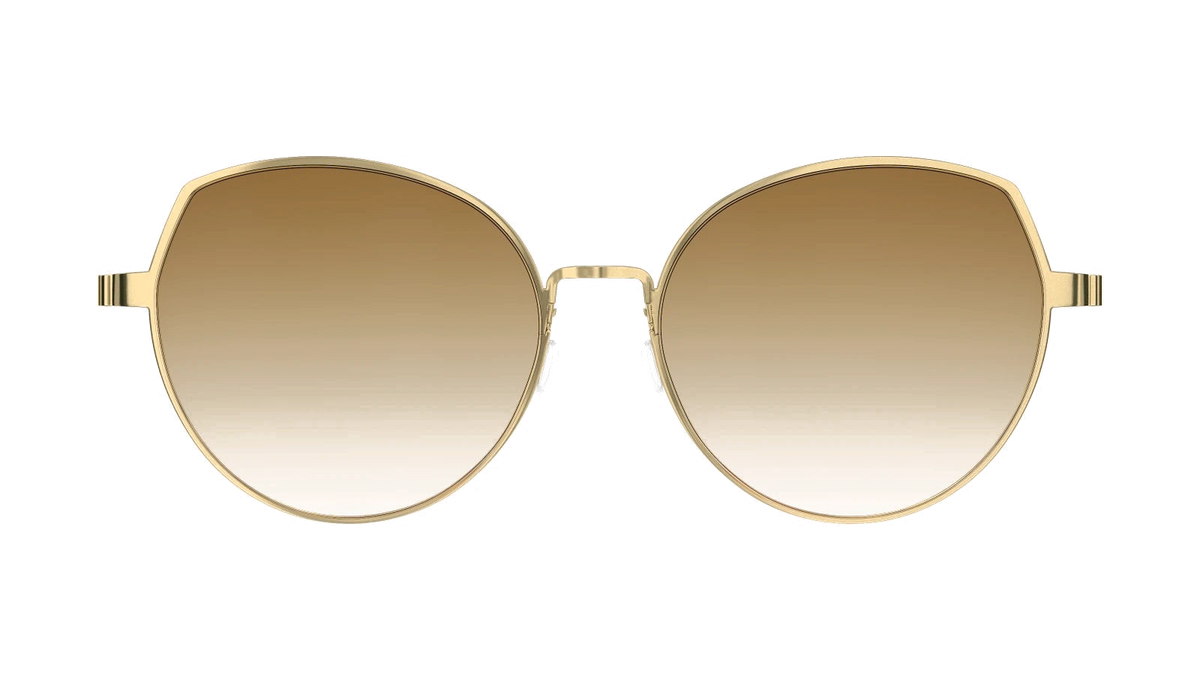 Lindberg TITANIUM 8913 - Gold - PGT / 135 - Normal / Light Brown Gradient