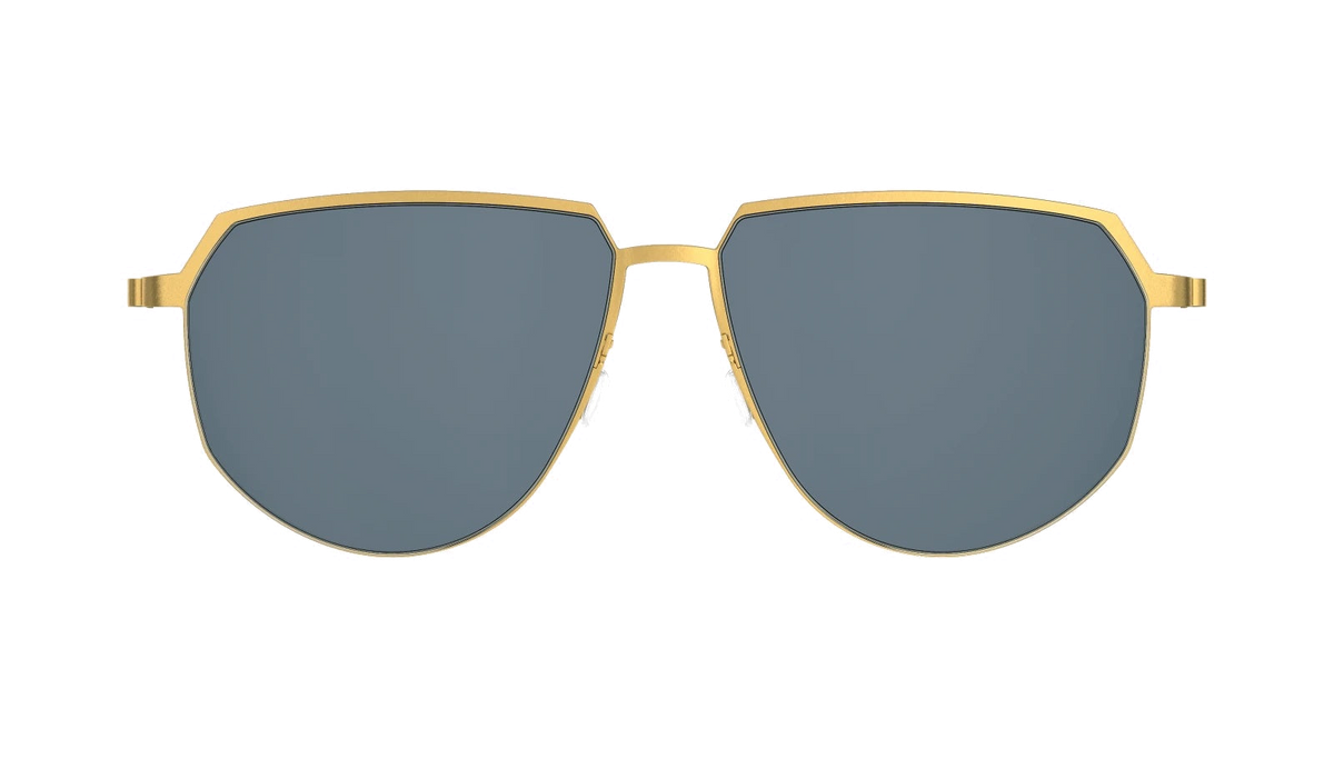 Lindberg TITANIUM 8914 Gold sunglasses - view | Gazal Eyecare, Roswell GA