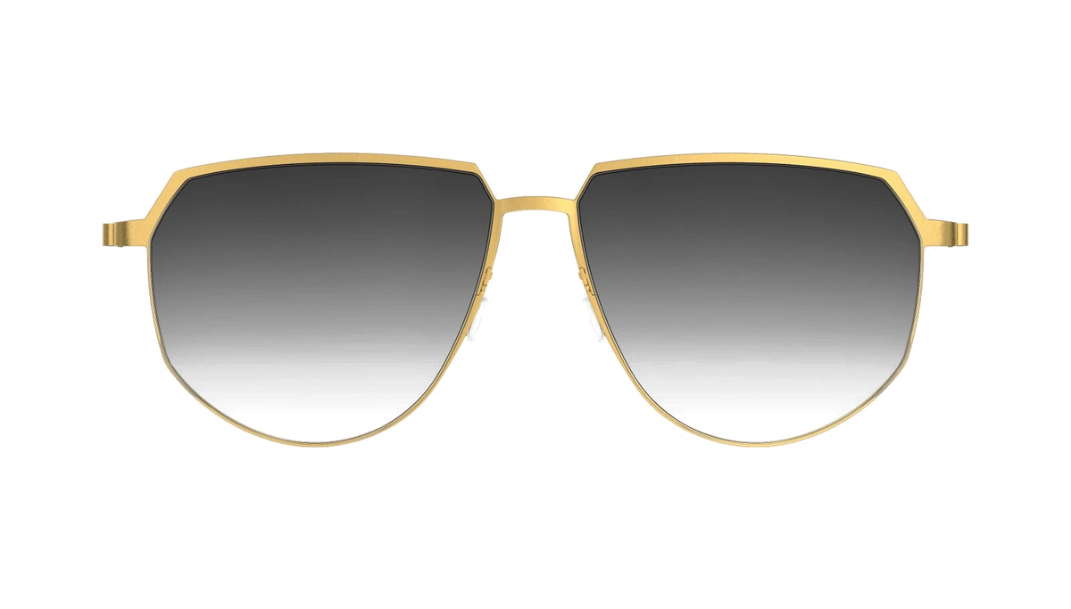 Lindberg TITANIUM 8914 - Gold / 125 - Short / Dark Grey Gradient