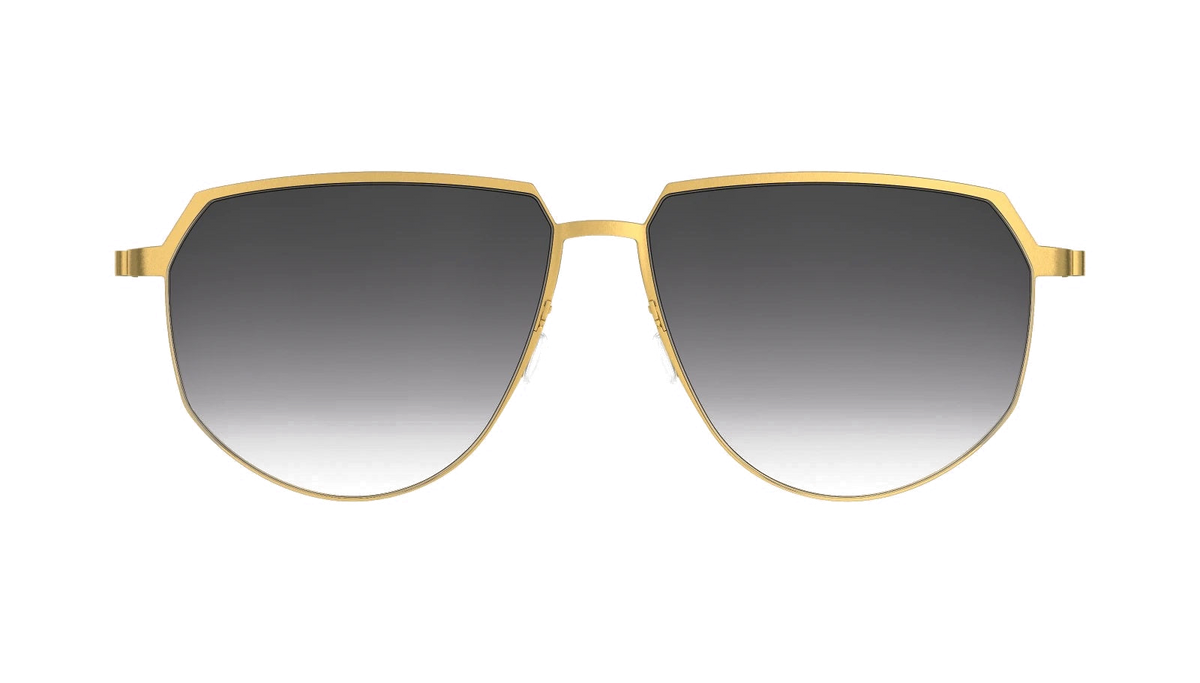 Lindberg TITANIUM 8914 - Gold / 135 - Normal / Dark Grey Gradient