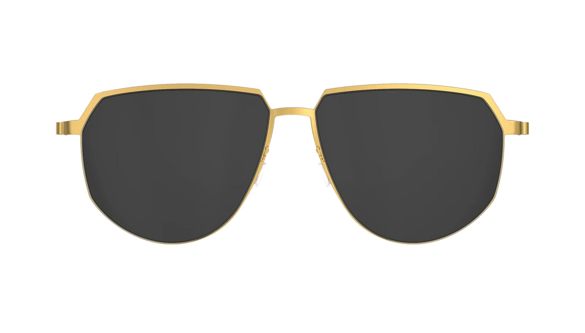 Lindberg TITANIUM 8914 - Gold / 135 - Normal / Grey Polarized