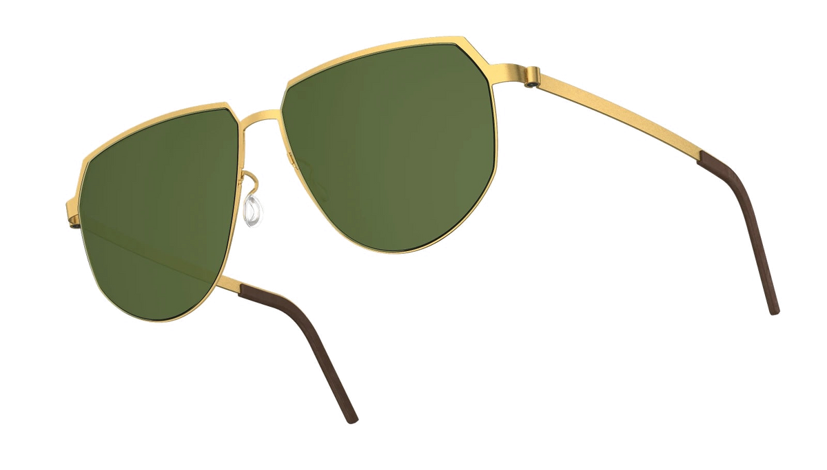 Lindberg TITANIUM 8914 - Gold / 125 - Short / Blue Gradient