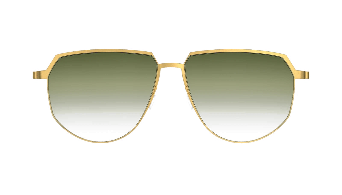 Lindberg TITANIUM 8914 - Gold / 135 - Normal / Green Gradient