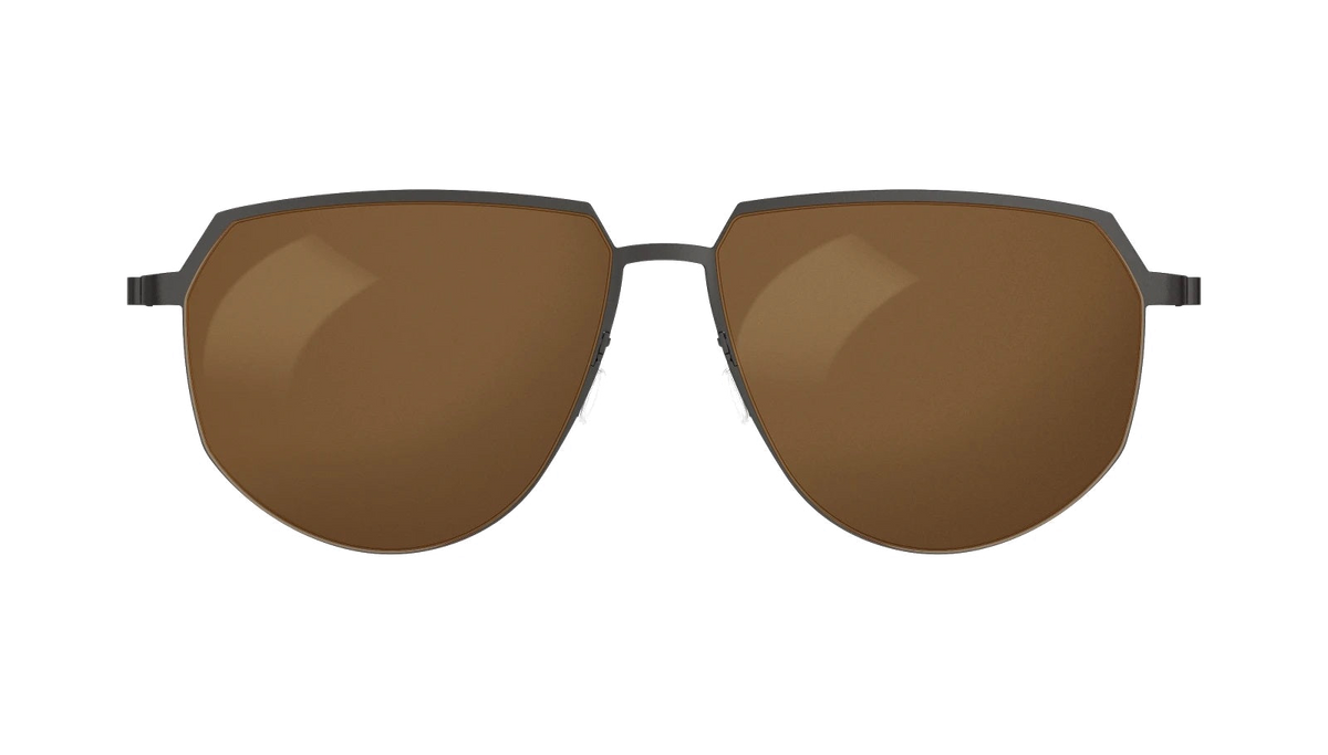 Lindberg TITANIUM 8914 - Black / 125 - Short / Brown