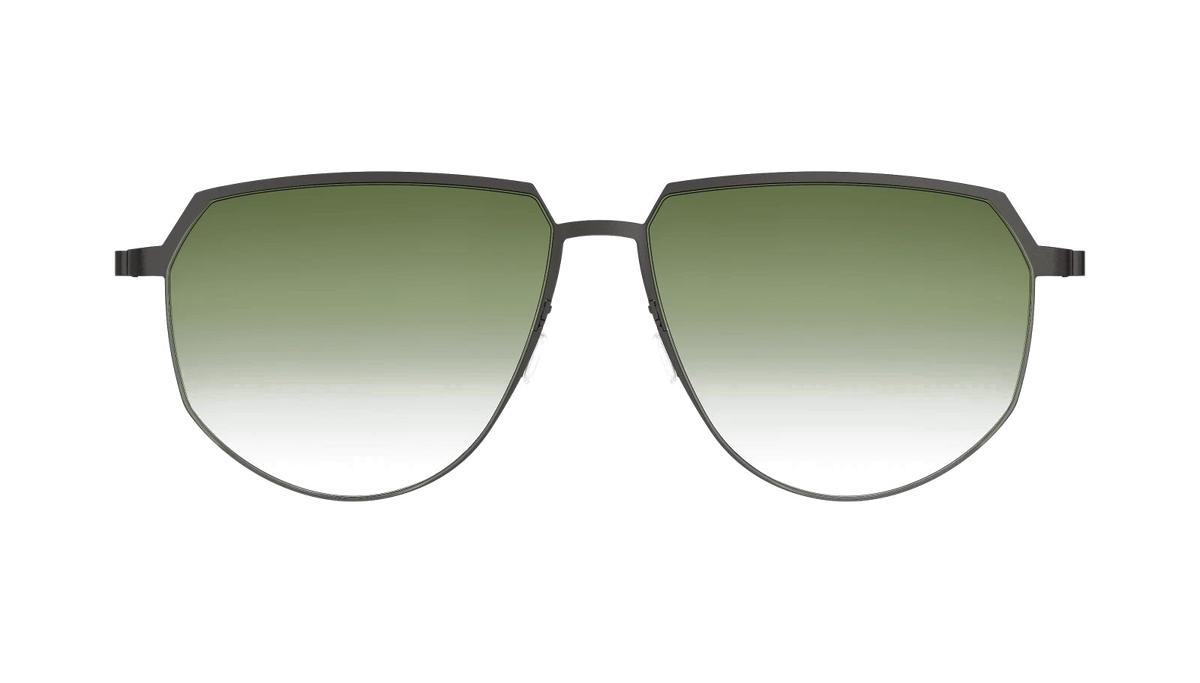 Lindberg TITANIUM 8914 - Black / 135 - Normal / Green Gradient