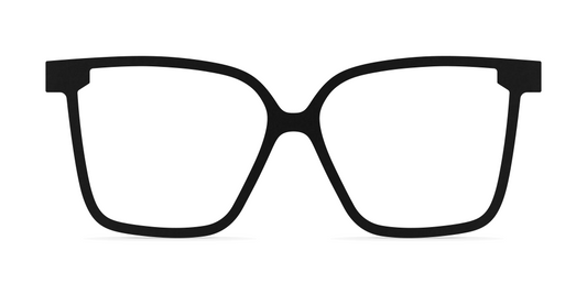 Nina Mûr Maribel eyeglasses in Black — handcrafted Madrid birch wood frame