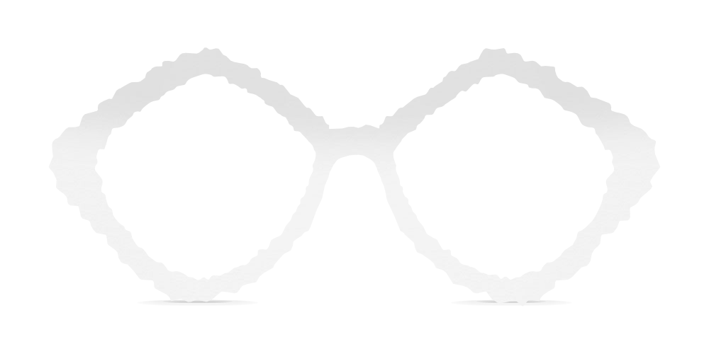 Nina Mûr Stefania eyeglasses in White High Gloss — handcrafted Madrid birch wood frame