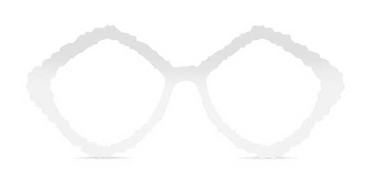 Nina Mûr Stefania eyeglasses in White High Gloss — handcrafted Madrid birch wood frame