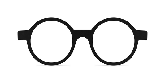 Nina Mûr Tamra eyeglasses in Black — handcrafted Madrid birch wood frame