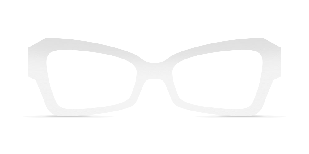 Nina Mûr Quini eyeglasses in White High Gloss — handcrafted Madrid birch wood frame