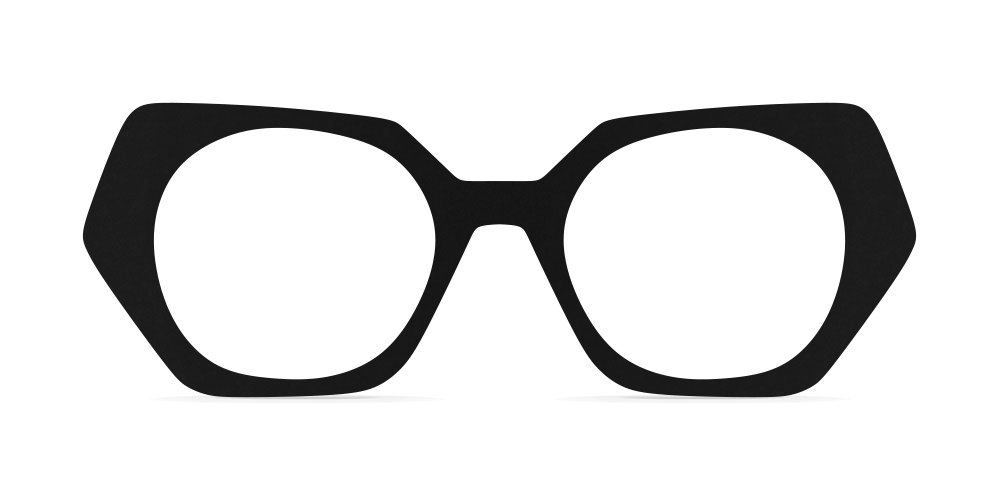 Nina Mûr Zayda eyeglasses in Black — handcrafted Madrid birch wood frame