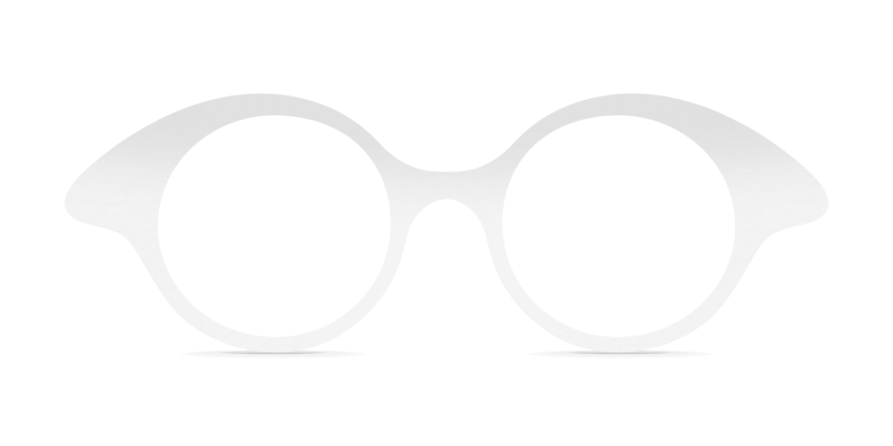 Nina Mûr Carol eyeglasses in White High Gloss — handcrafted Madrid birch wood frame