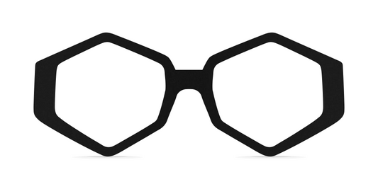 Nina Mûr Marisol eyeglasses in Black — handcrafted Madrid birch wood frame