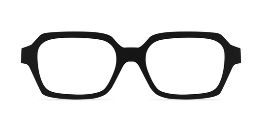 Nina Mûr Jason eyeglasses in Black — handcrafted Madrid birch wood frame