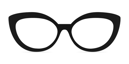 Nina Mûr Valentina eyeglasses in Black — handcrafted Madrid birch wood frame