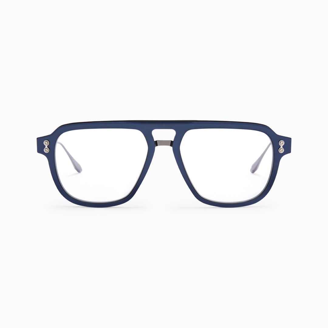 Akoni Argo Eyeglasses Pearl Blue AKX-538C-55 Front