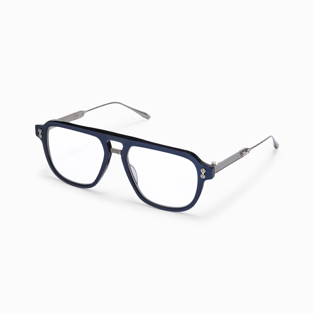 Akoni Argo Eyeglasses Pearl Blue AKX-538C-55 Profile