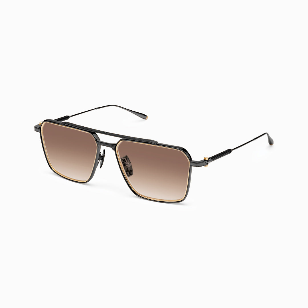 Akoni Telesto 56 Sunglasses Brushed Black AKS-523E-56 Profile