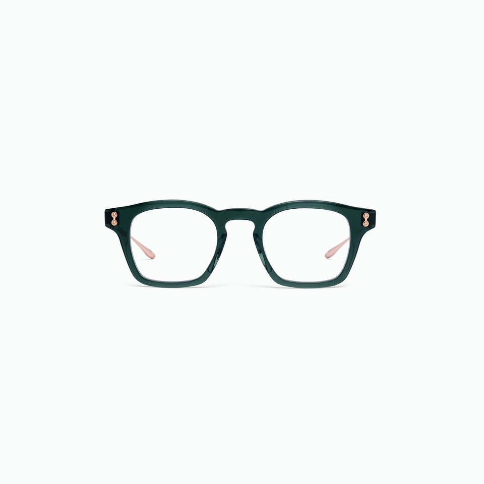 Akoni Wise Eyeglasses Deep Emerald Green AKX-418E Front