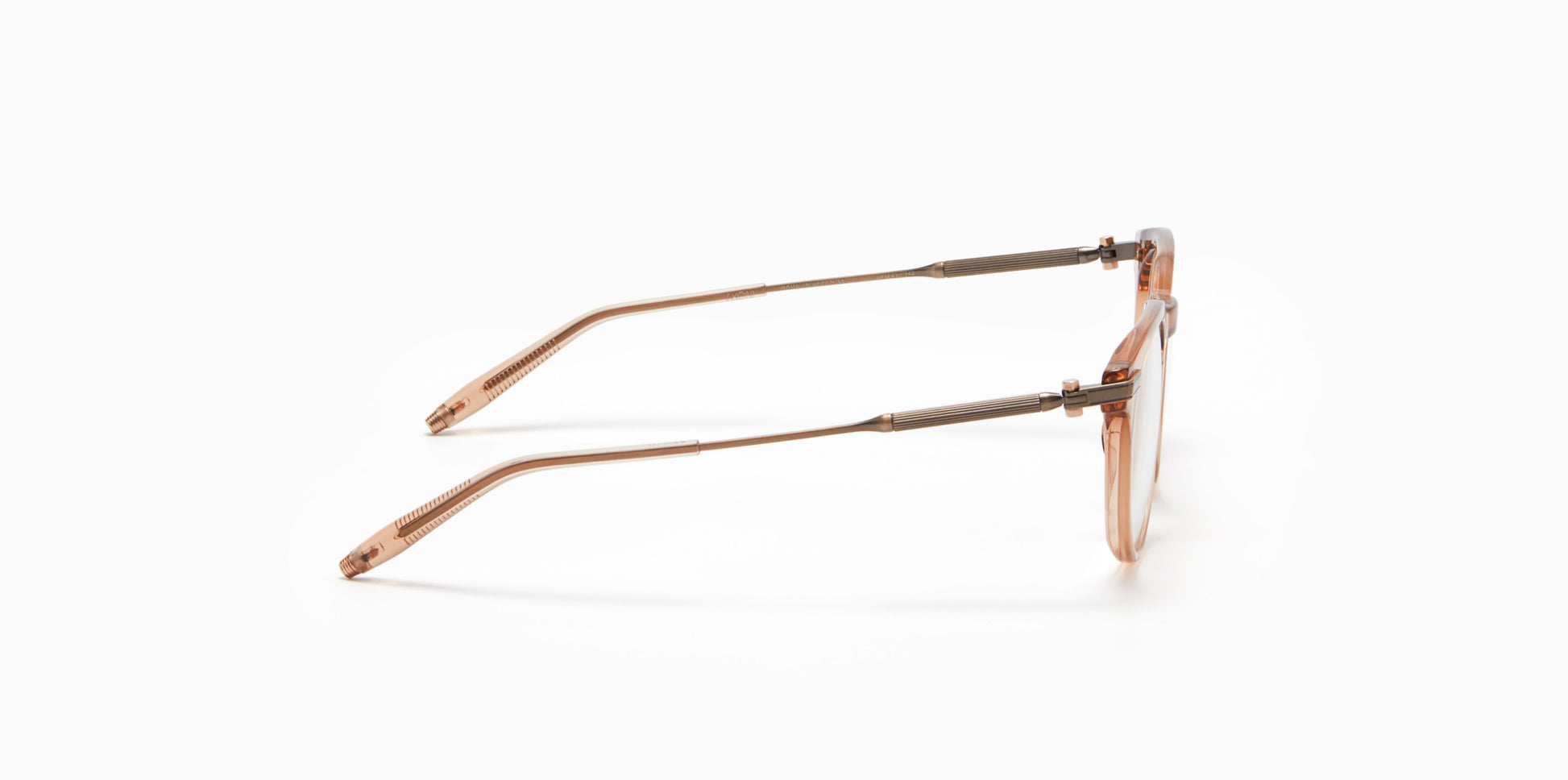 Gemini Akoni Eyeglasses Crystal Taupe Round